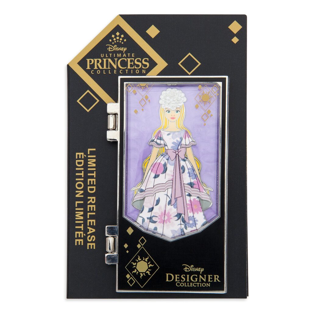 Disney Designer Collection Rapunzel Hinged Pin Card – Disney Ultimate Princess Celebration 
