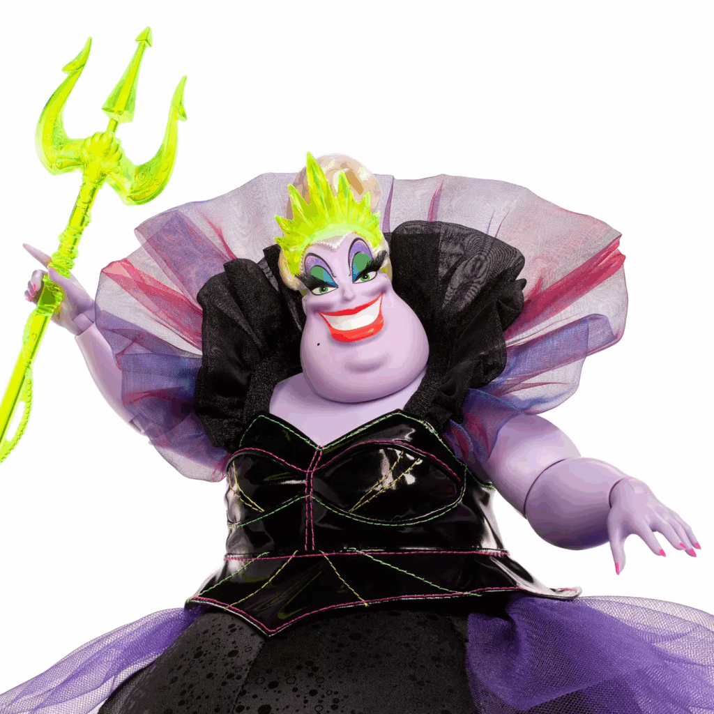 Ursula Collector Doll by Mattel – The Little Mermaid – Darkness Descends Series (close-up of face)