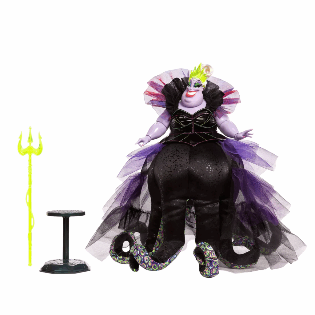 Ursula Collector Doll by Mattel – The Little Mermaid – Darkness Descends Series (stand and trident)