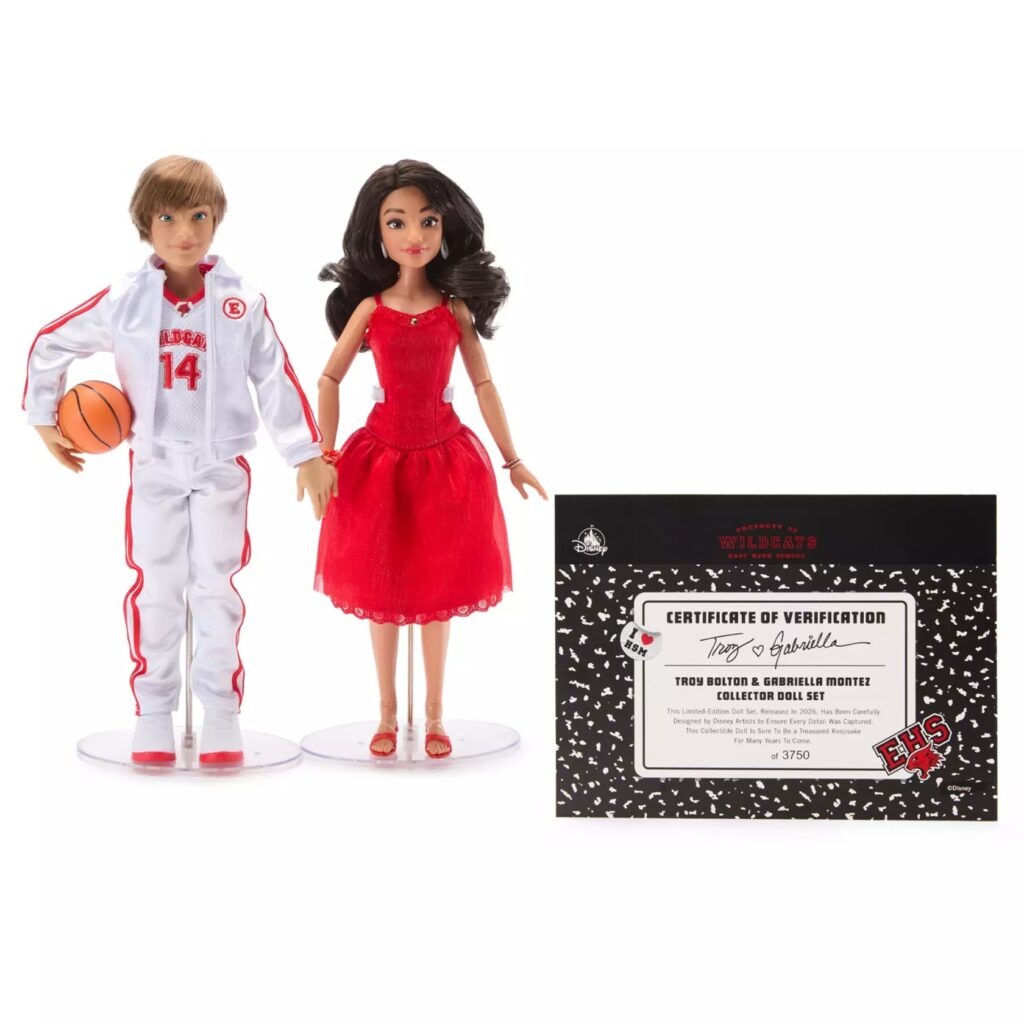Troy Bolton and Gabriella Montez Limited Edition Collector Doll Set (certificate of verification))