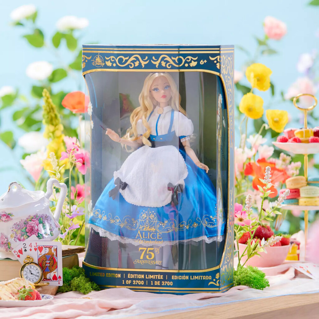 Alice in Wonderland 75th Anniversary Limited Edition Doll (box)