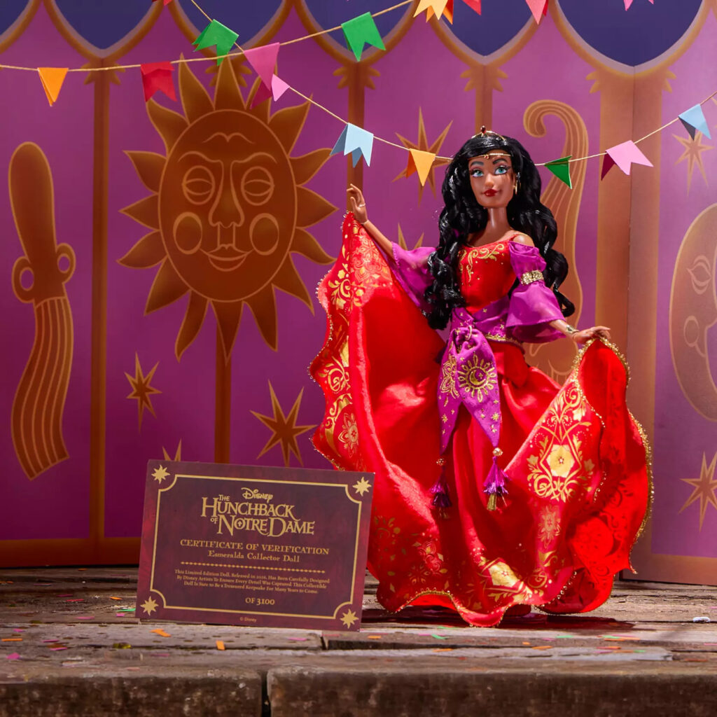 Esmeralda Limited Edition Doll – The Hunchback of Notre Dame 30th Anniversary – 16'' (Certificate of Verification)