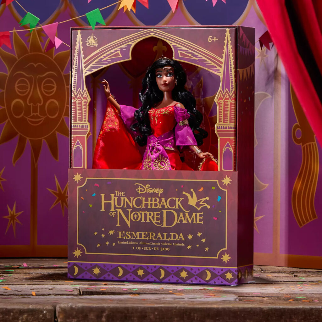 Esmeralda Limited Edition Doll – The Hunchback of Notre Dame 30th Anniversary – 16'' (in box)