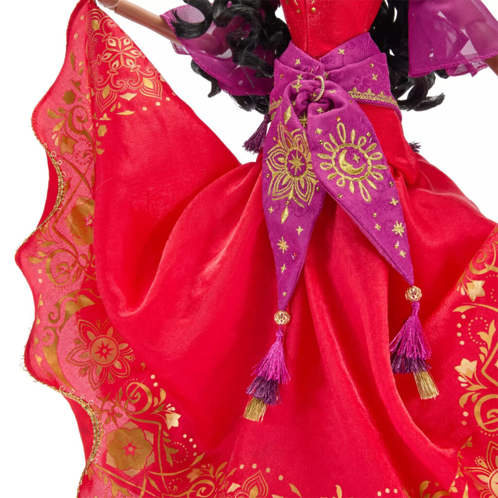 Esmeralda Limited Edition Doll – The Hunchback of Notre Dame 30th Anniversary – 16'' (close-up of sash)