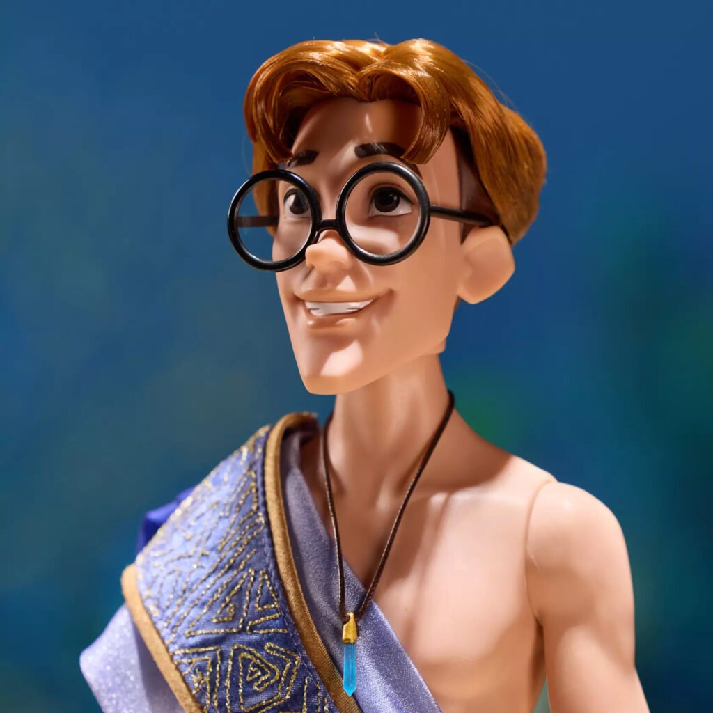 Milo Thatch and Princess Kida Limited Edition Doll Set – Atlantis: The Lost Empire 25th Anniversary – 17'' (Milo Close-Up)