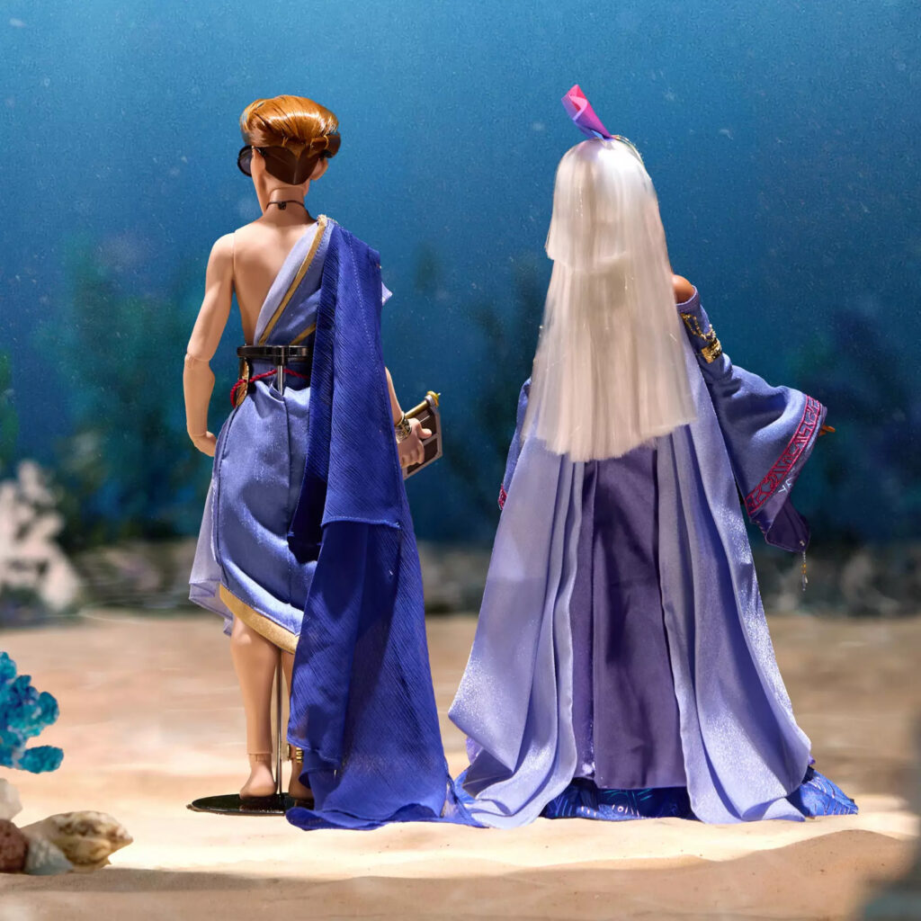 Milo Thatch and Princess Kida Limited Edition Doll Set – Atlantis: The Lost Empire 25th Anniversary – 17'' (back)