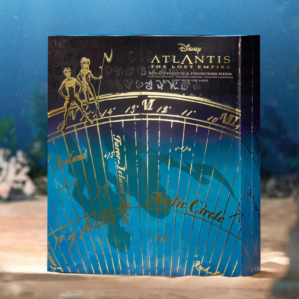 Milo Thatch and Princess Kida Limited Edition Doll Set – Atlantis: The Lost Empire 25th Anniversary – 17'' (box)