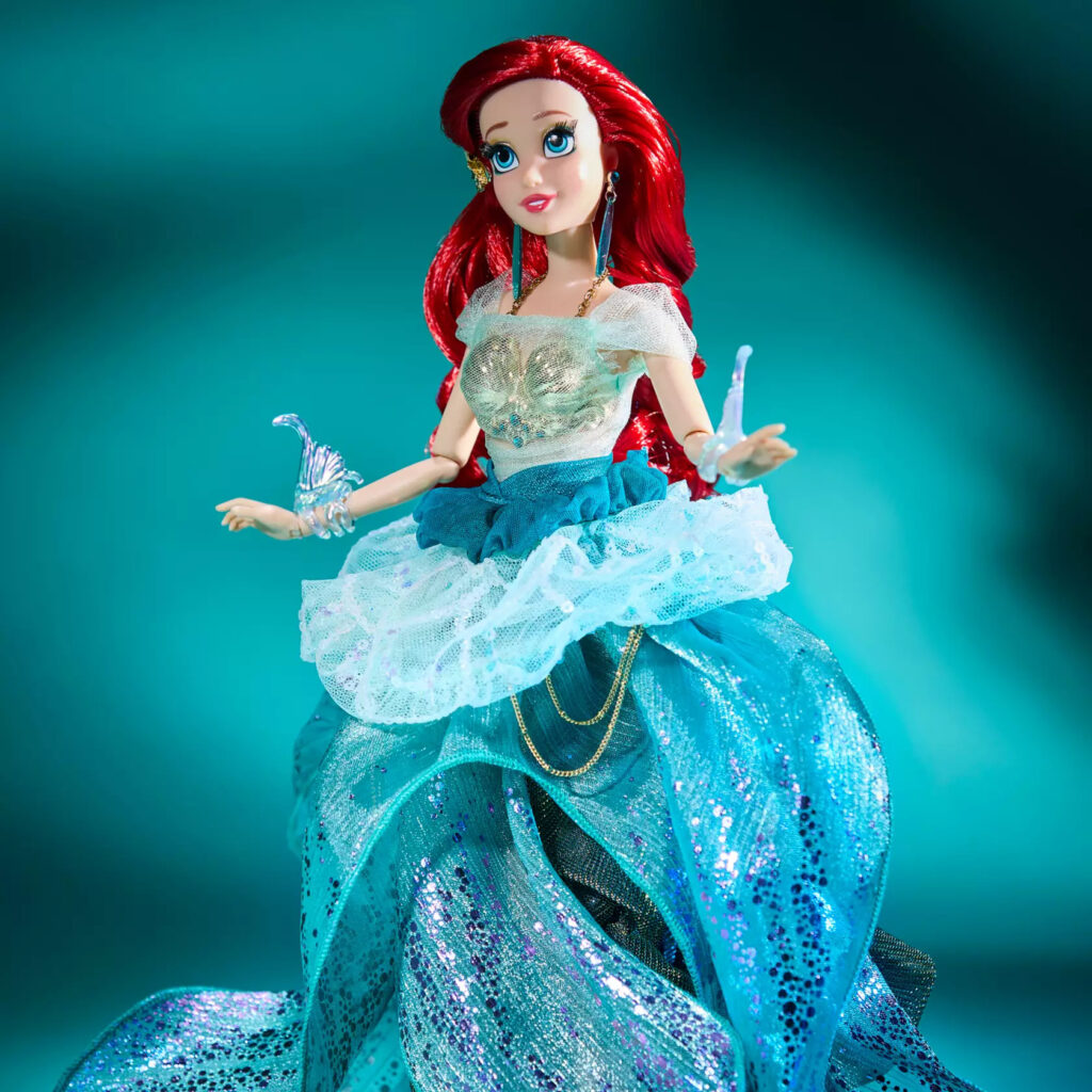 Ariel Limited Edition Doll – The Little Mermaid – Disney Designer Collection – 11 1/2'' (side)