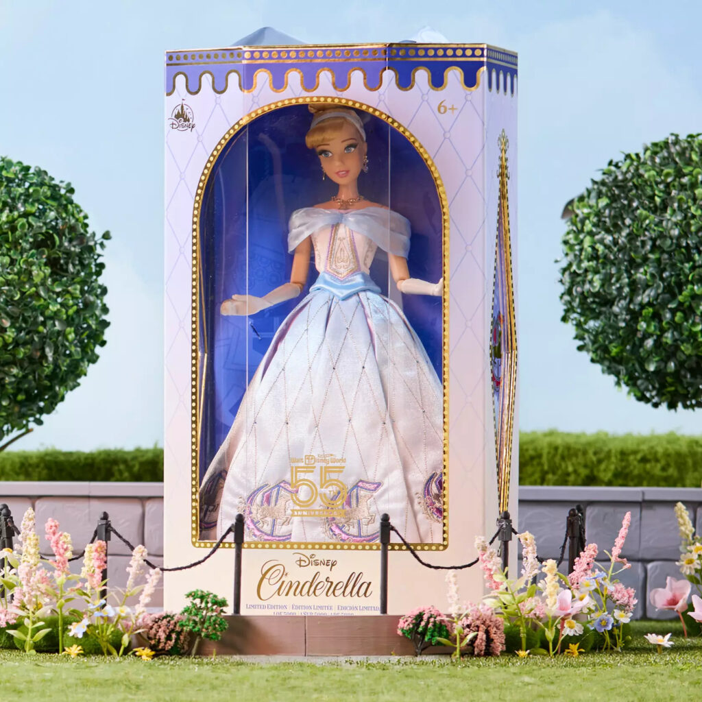 Cinderella Limited Edition Doll – Walt Disney World 55th Anniversary – 16'' (in box)